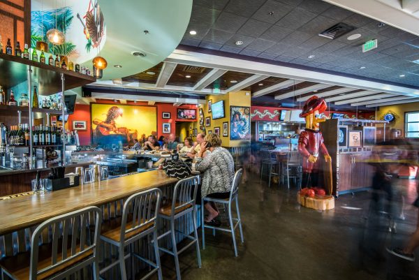 interior of mellow mushroom in st augustine florida