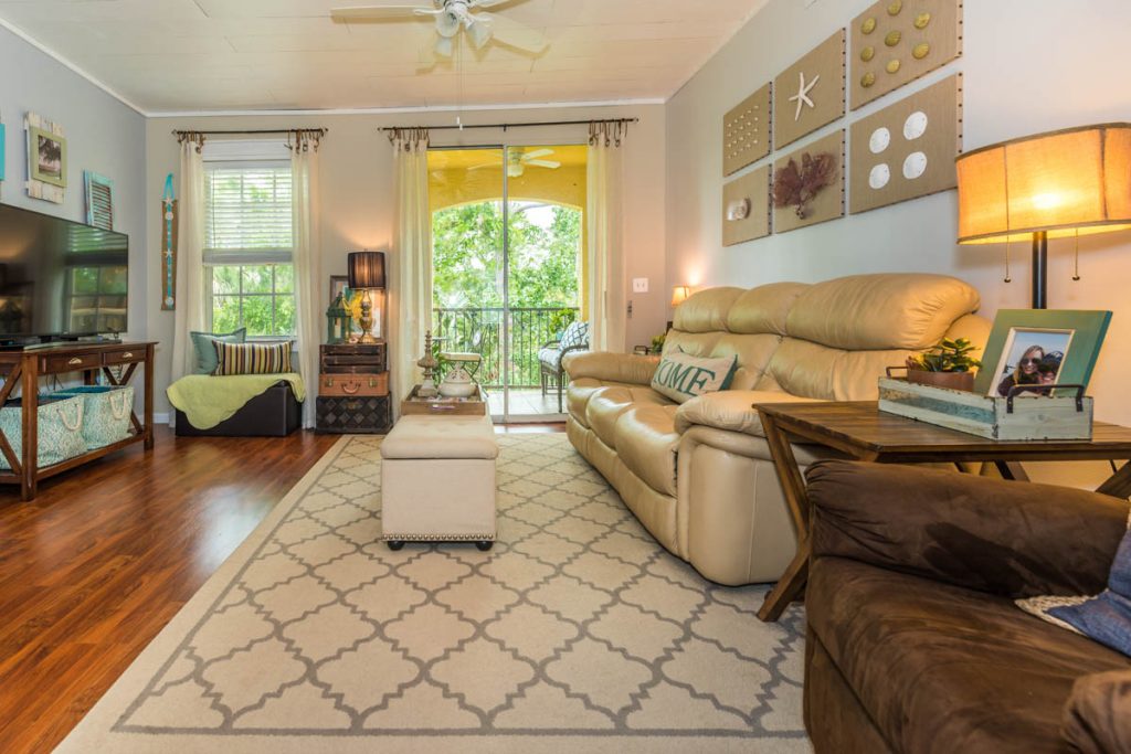 las palmas condo farmhouse chic living room st augustine