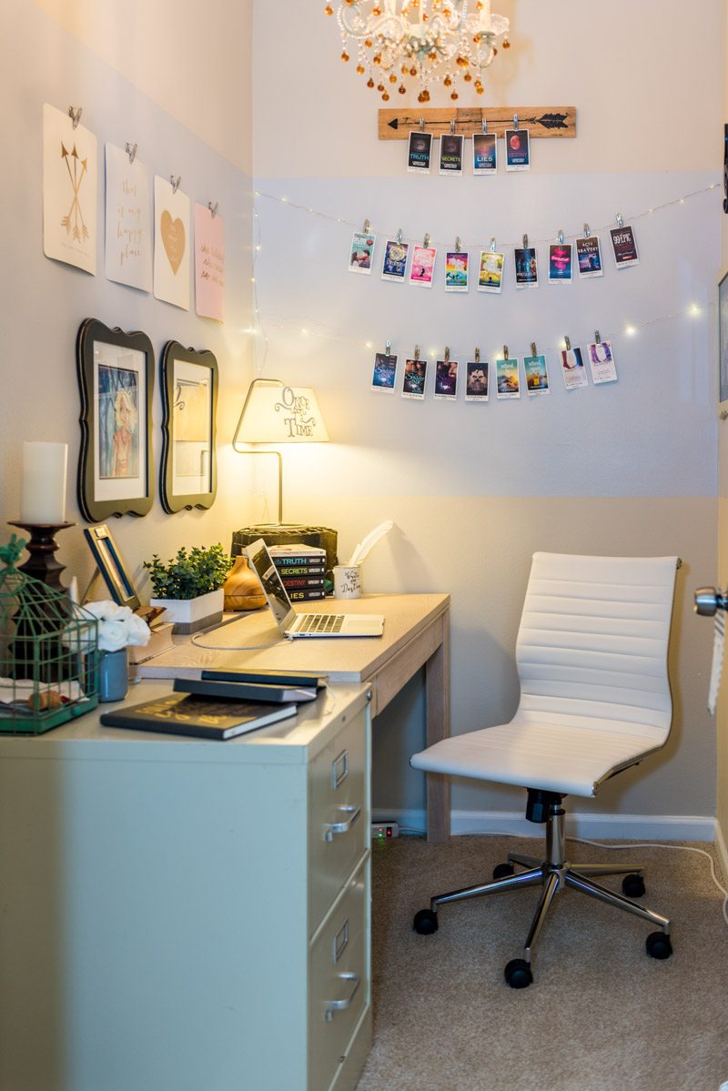 office nook and writing desk at las palmas condo st augustine