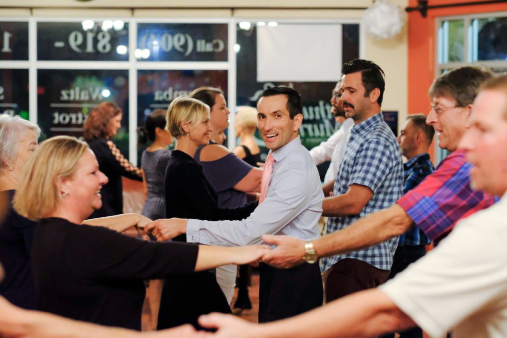 st augustine social visits a group lesson at arthur murray dance studio