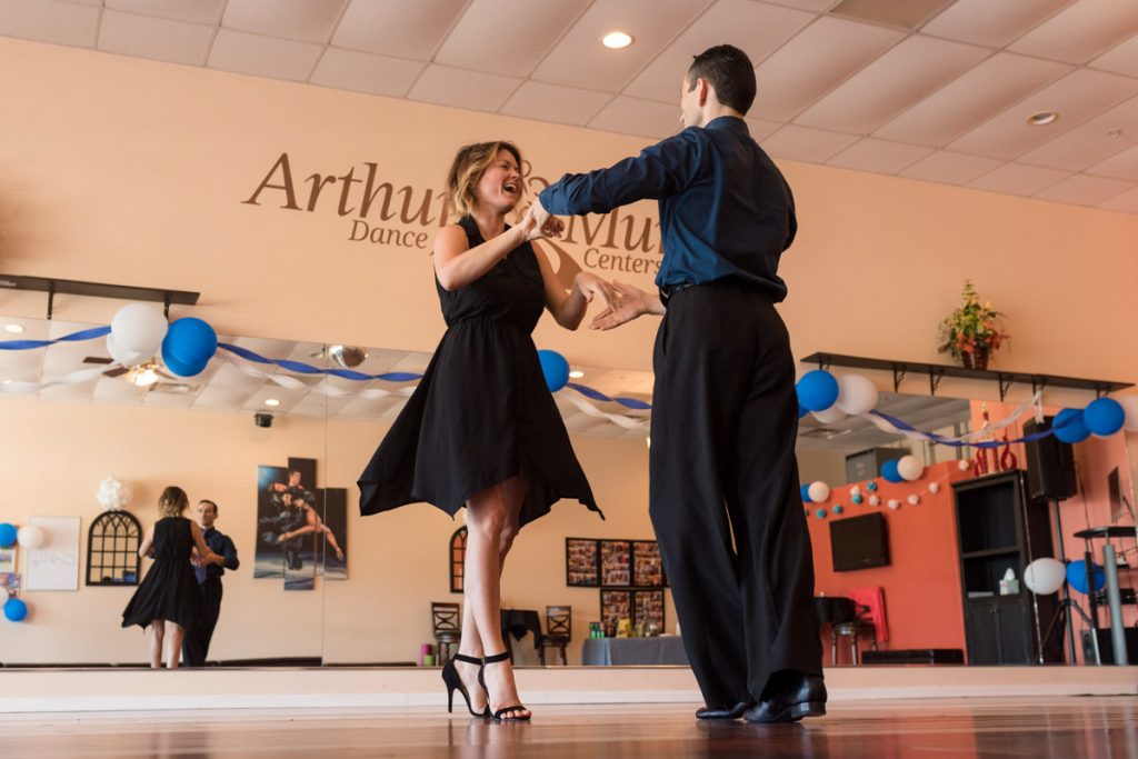 vitalie teaches heather at the arthur murray dance studio st augustine