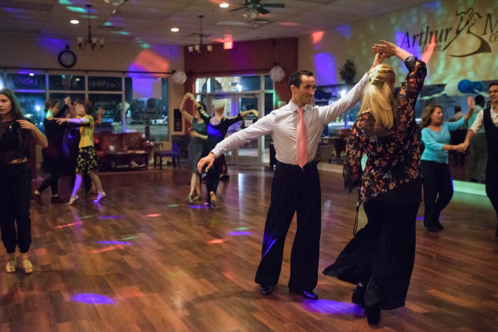 group lesson and dance party at arthur murray dance studio st augustine