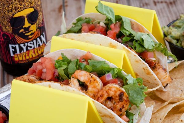 shrimp taco at mojos tacos st augustine