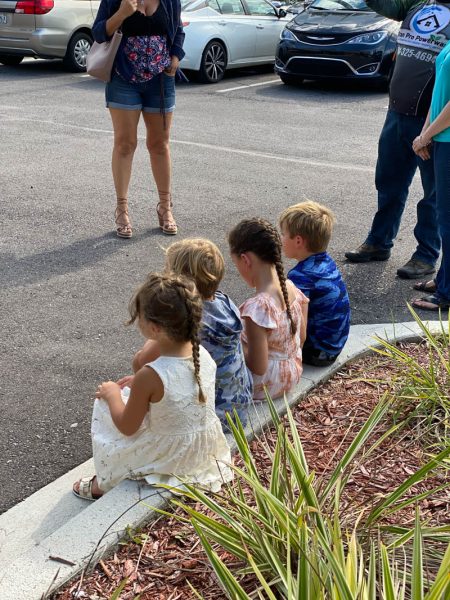 ribbon cutting ceremony at rain river learning center in st augustine florida