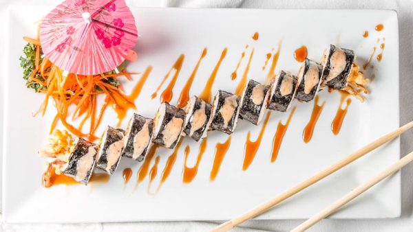 Sushi plate from Andaman Asian Bistro in St. Augustine